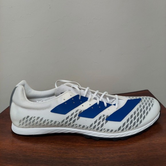 NEW adidas ADIZERO XC SPRINT Men\'s White Running Shoes Spikes EG8456 Size 12